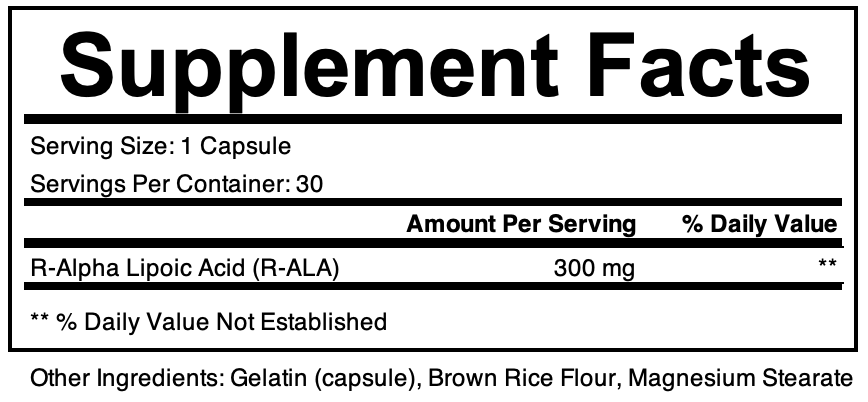 NeuroMute (Stabilized R-ALA) - 3 Bottles